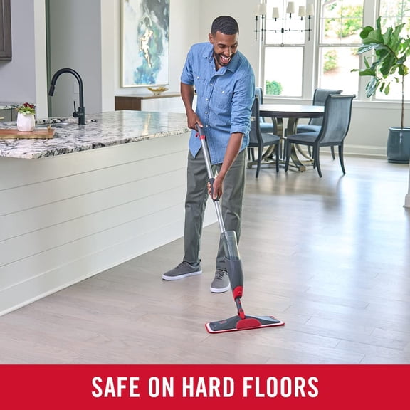 Reveal Spray Mop Floor Cleaning Kit with 3 Microfiber Pads, Cordless Multi-Surface Mopping for Home Bathroom Office