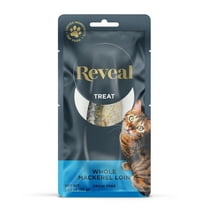 Reveal Whole Mackerel Loin Cat Treat, Natural Grain Free Food, 12 ct 1.06 oz pouches