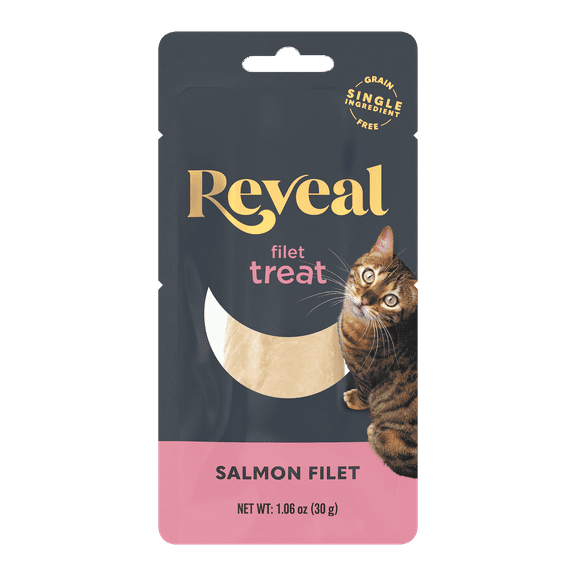 Reveal Pet Food Natural Cat Treats Whole Salmon Loin 1.06oz