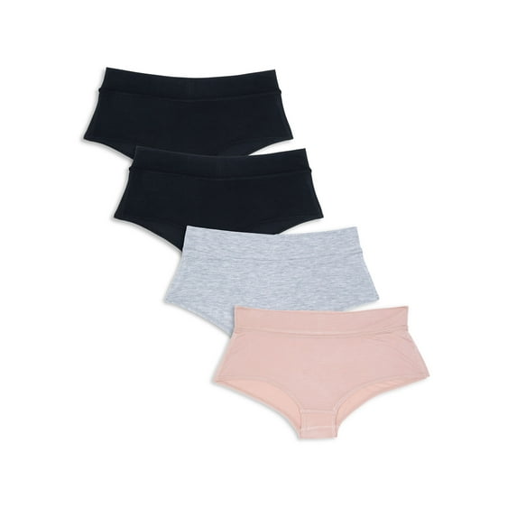 Reveal Womens Reveal Modal Boyshort 4-Pack Style-RGW607