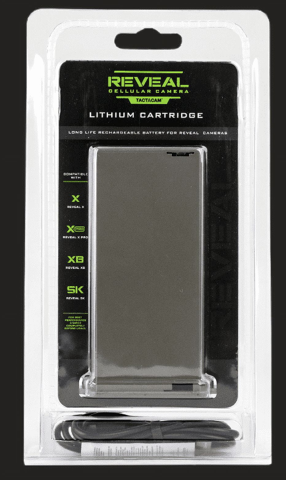 How many batteries does a tactacam reveal take