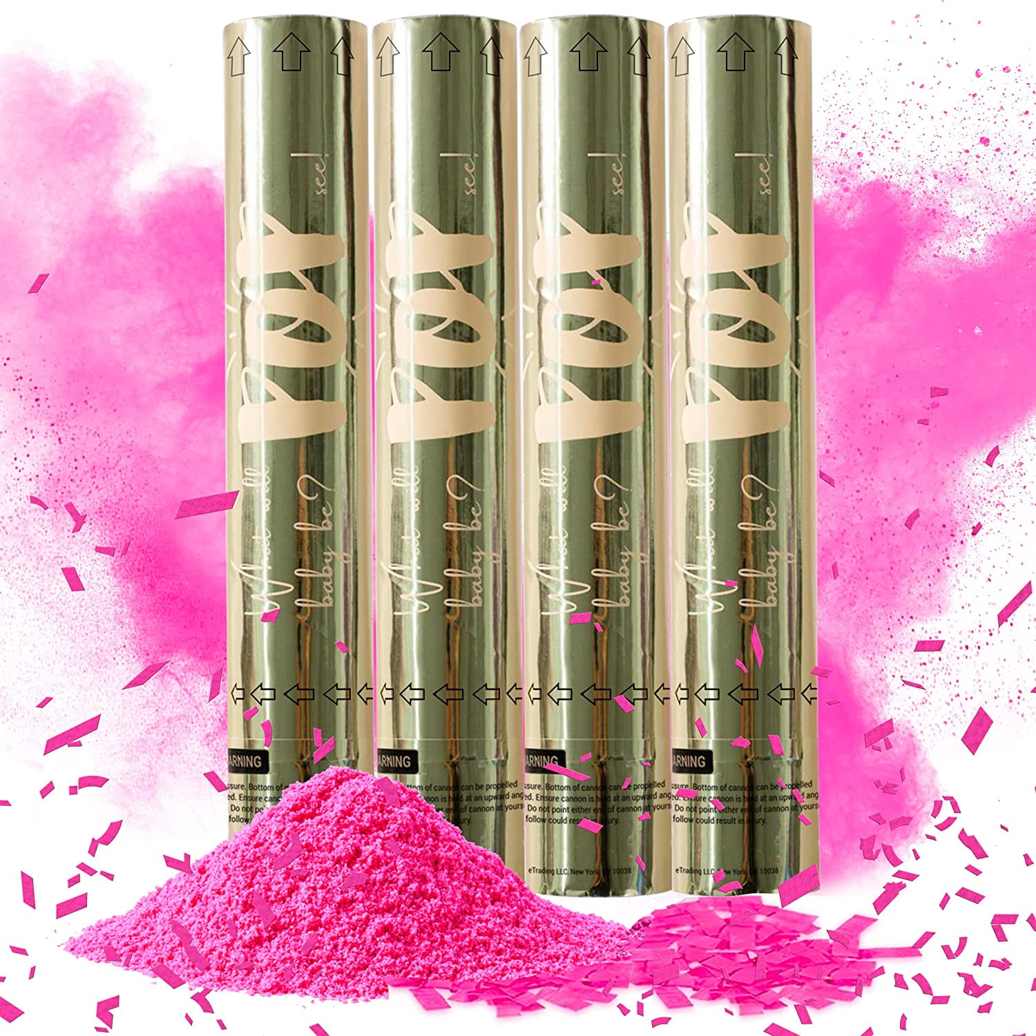 Loftus 12 Gender Reveal Powder Cannon Pink | 1ct