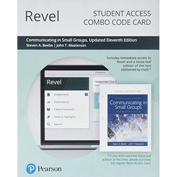 Pre-Owned Revel for Communicating in Small Groups: Principles and Practices, Updated Edition -- Combo Access Card Paperback