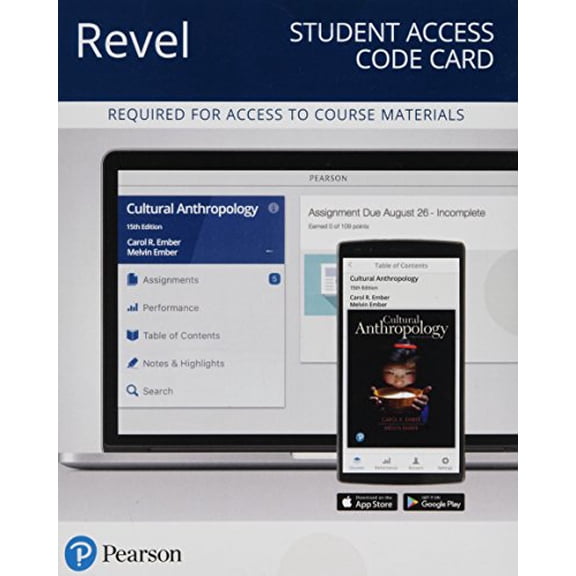 Pre-Owned Revel for Cultural Anthropology -- Access Card (Unknown) 0134734017 9780134734019
