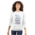 thumbnail image 1 of Revel in the Almighty Glory of God Women Plus Size Crewneck Sweatshirt Brisco Brands 4X, 1 of 5