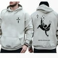 thumbnail image 1 of Revelation 12:9 Double-Sided Hoodie – Fallen Angel & Cross Graphic Bible Verse Hoodie, Gothic Christian Faith Pullover, Unisex Religious Streetwear Gift, 1 of 7