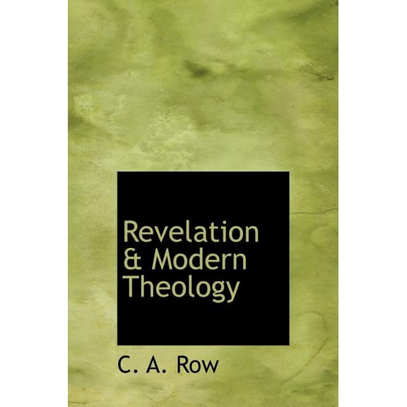 Revelation & Modern Theology (Hardcover)