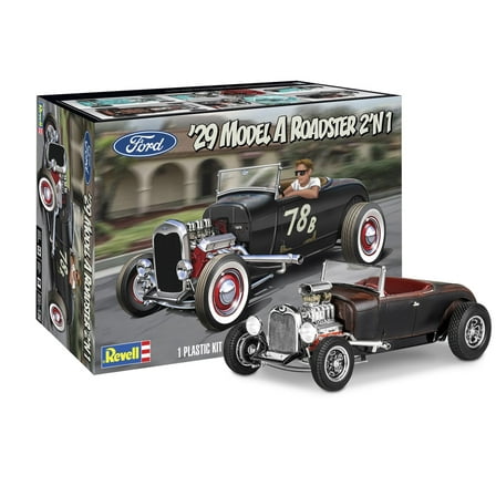 Revell 14463 Model A Roadster Calif Wheels, Multi Colour