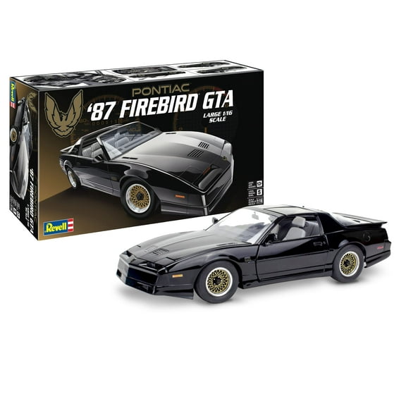 Revell 14535 '87 Pontiac Firebird GTA 1:16 Scale 144-Piece Skill Level 5 Model Car Building Kit White