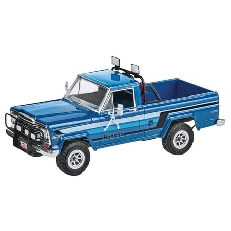 Revell - 1980 Jeep Honco "Ice Partol" With Snowmobile Plastic Model Kit