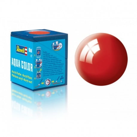 S6 18ml Bottle Acrylic Fiery Red Gloss (6/Bx)