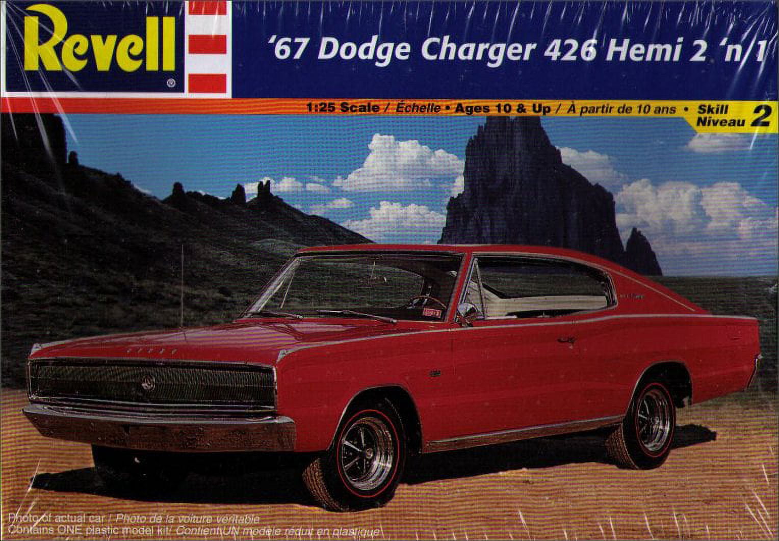 ジャンク revell 1967 ダッジ チャージャー 426HEMI モノグラム レベル 