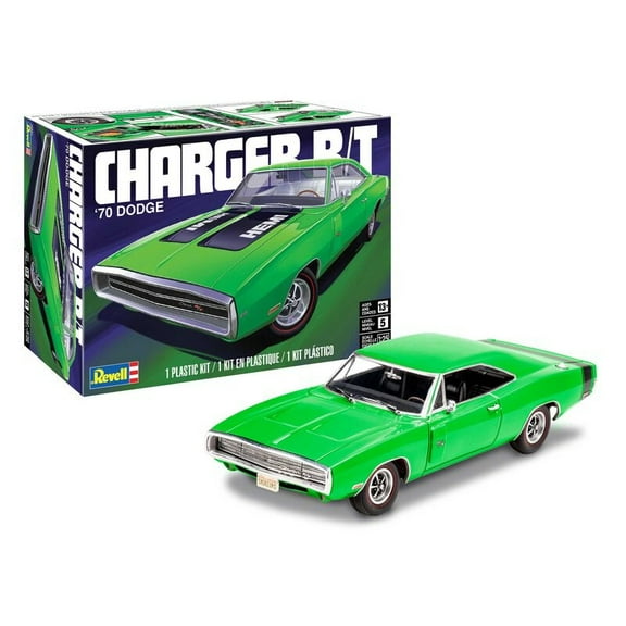 Level 5 Model Kit 1970 Dodge Charger R/T 1/25 Scale Model by Revell