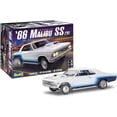 thumbnail image 1 of Revell 1966 Chevy Malibu SS 2-in-1 Model Car Kit, 1:24 Scale, 92-Piece – Skill Level 4 Plastic Build, Black, 1 of 7