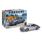 Revell 85-4521 Porsche 911 Carrera 3.2 Coupe 2N1 Model Car Kit 124 Scale 109-Piece Skill Level 4 Plastic Model Building Kit, Gray