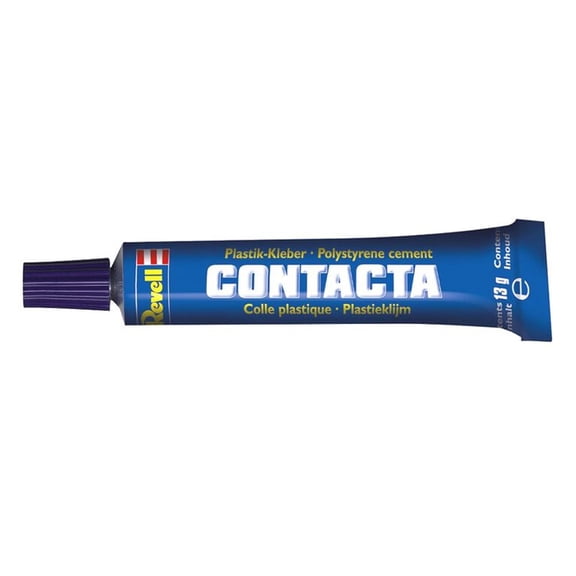 Revell Contacta Polystyrene Cement - Plastic Model Adhesive 13g Tube - 39602