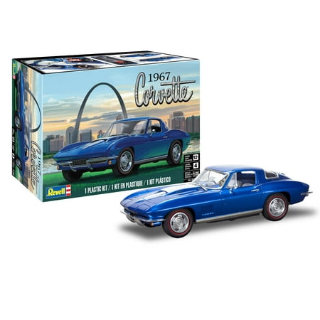 Revell Level 4 Model Kit 1967 Chevrolet Corvette Sport Coupe 1/25 Scale Model