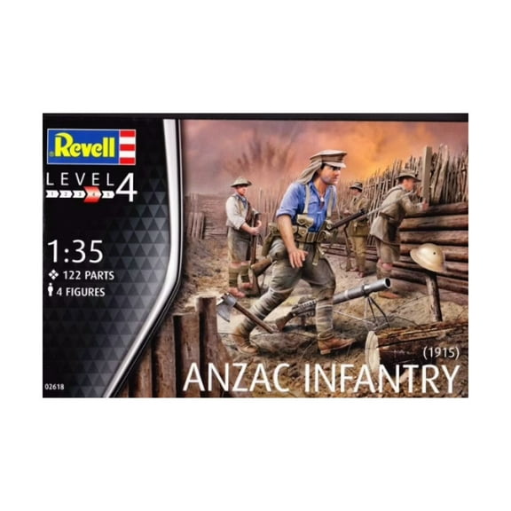 Revell/Monogram ANZAC Infantry 1915 New