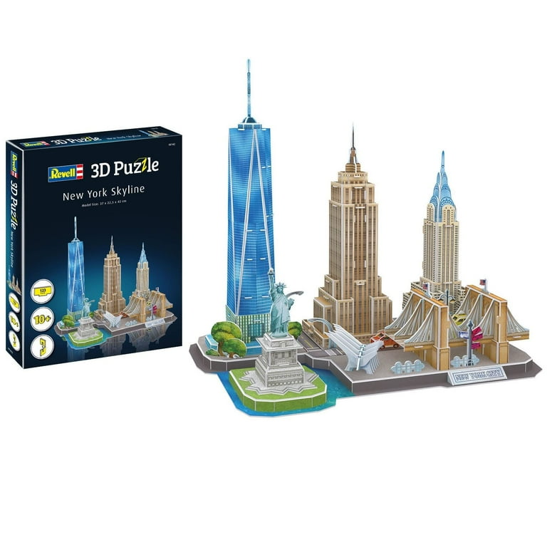 Revell New York City Skyline 3D Puzzles for Adults and Kids