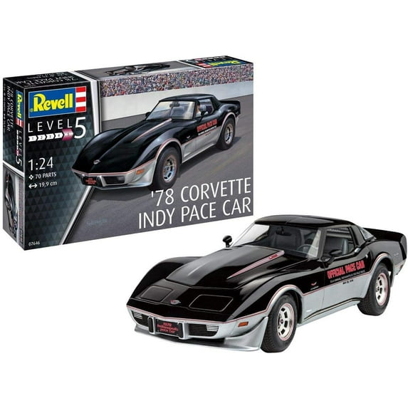 Revell '78 Corvette Indy Pace Car Plastic Model Kit