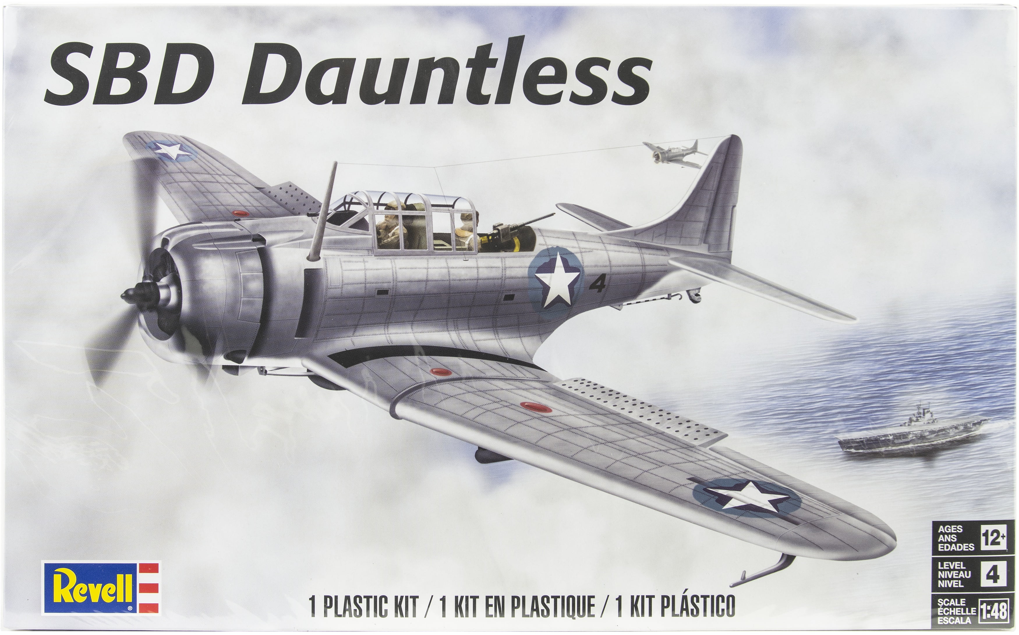 Revell SBD Dauntless Model Building Kits Plastic, Multicolor, 12x7.5", 0.53 lb