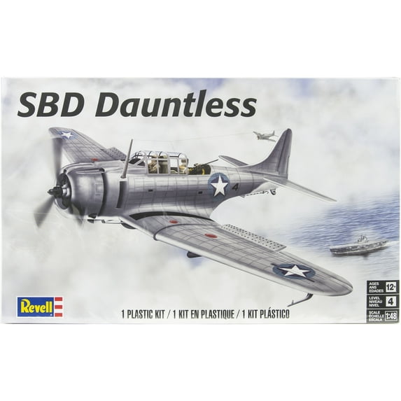 Revell SBD Dauntless Model Building Kits Plastic, Multicolor, 12x7.5", 0.53 lb