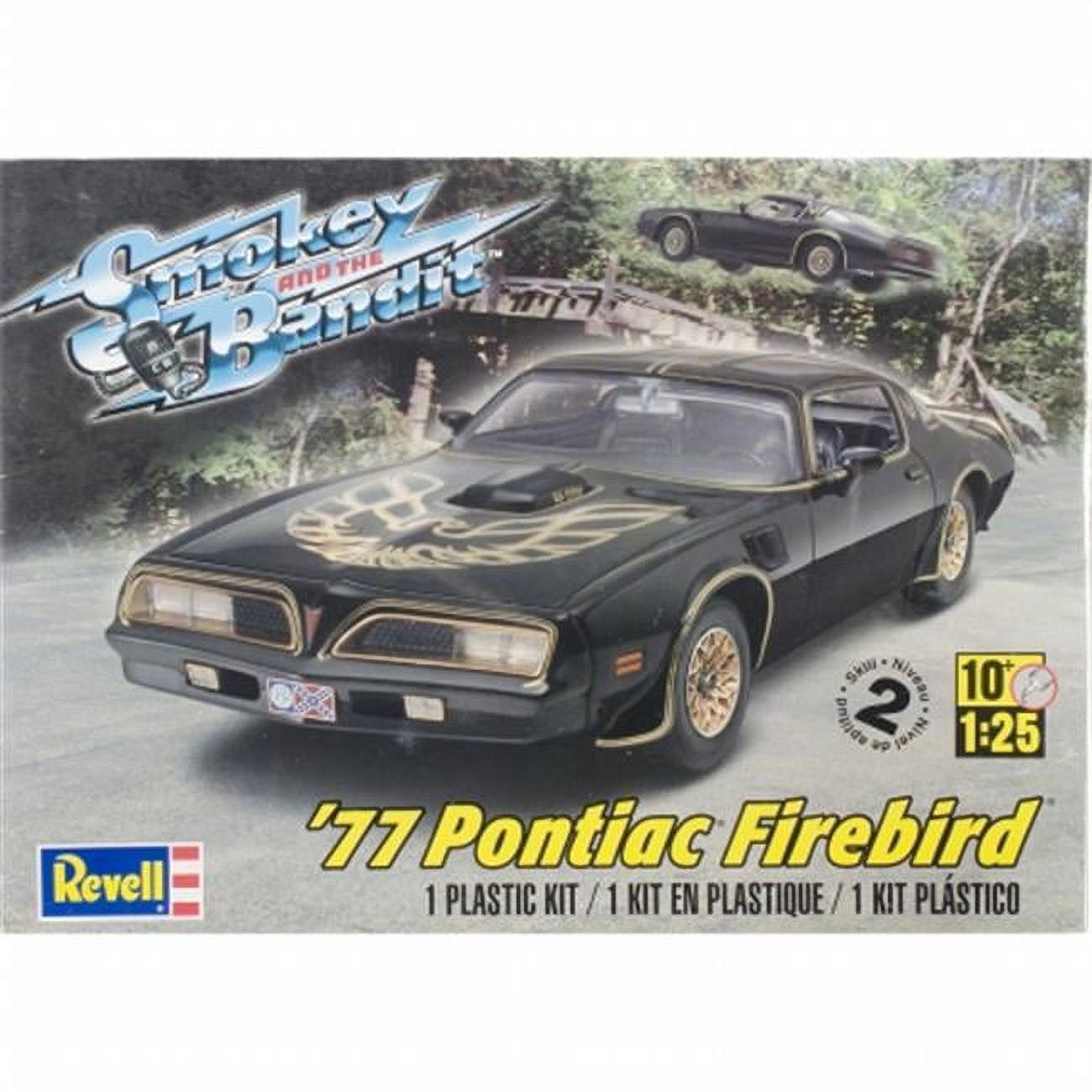 Revell - Smokey and the Bandit 1977 Pontiac Firebird Plastic Model Kit - image 1 of 5