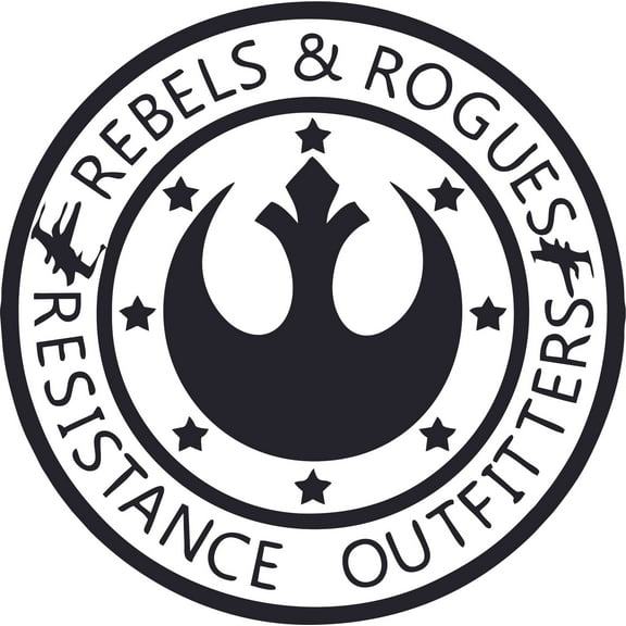 Revels And Rogues Star Wars Cartoon Character Wall Art Vinyl Sticker Design Decal Girls Boy Kids Bedroom Nursery Kindergarten Fun Home Children Room Decor Sticker Wall Decoration Size (40x40 inch)