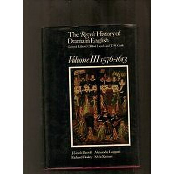 Pre-Owned Revels History of Drama in English, Vol. 3 : 1576-1613 (Hardcover) 9780416130409