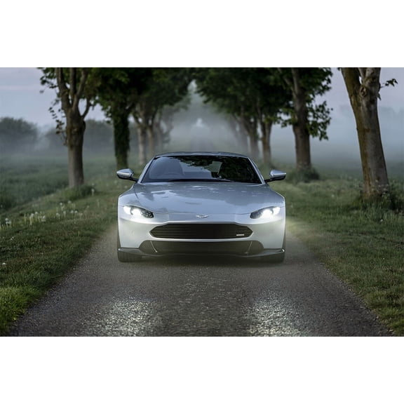 Revenant Automotive Aston Martin Vantage Art Indoor Decor - 20x30 Inch Glossy Laminated Poster - Stunning Detail and Bold Colors