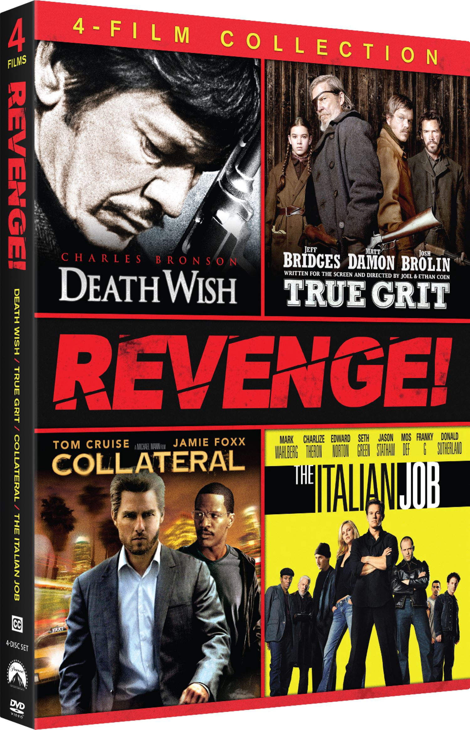 Revenge! 4-Film Collection (Walmart Exclusive) (DVD) Paramount Pictures Corporation, Action