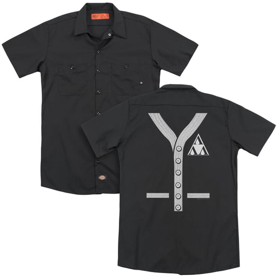 Revenge Of The Nerds Tri Lambda Sweater(Back Print) Adult Work Shirt Black