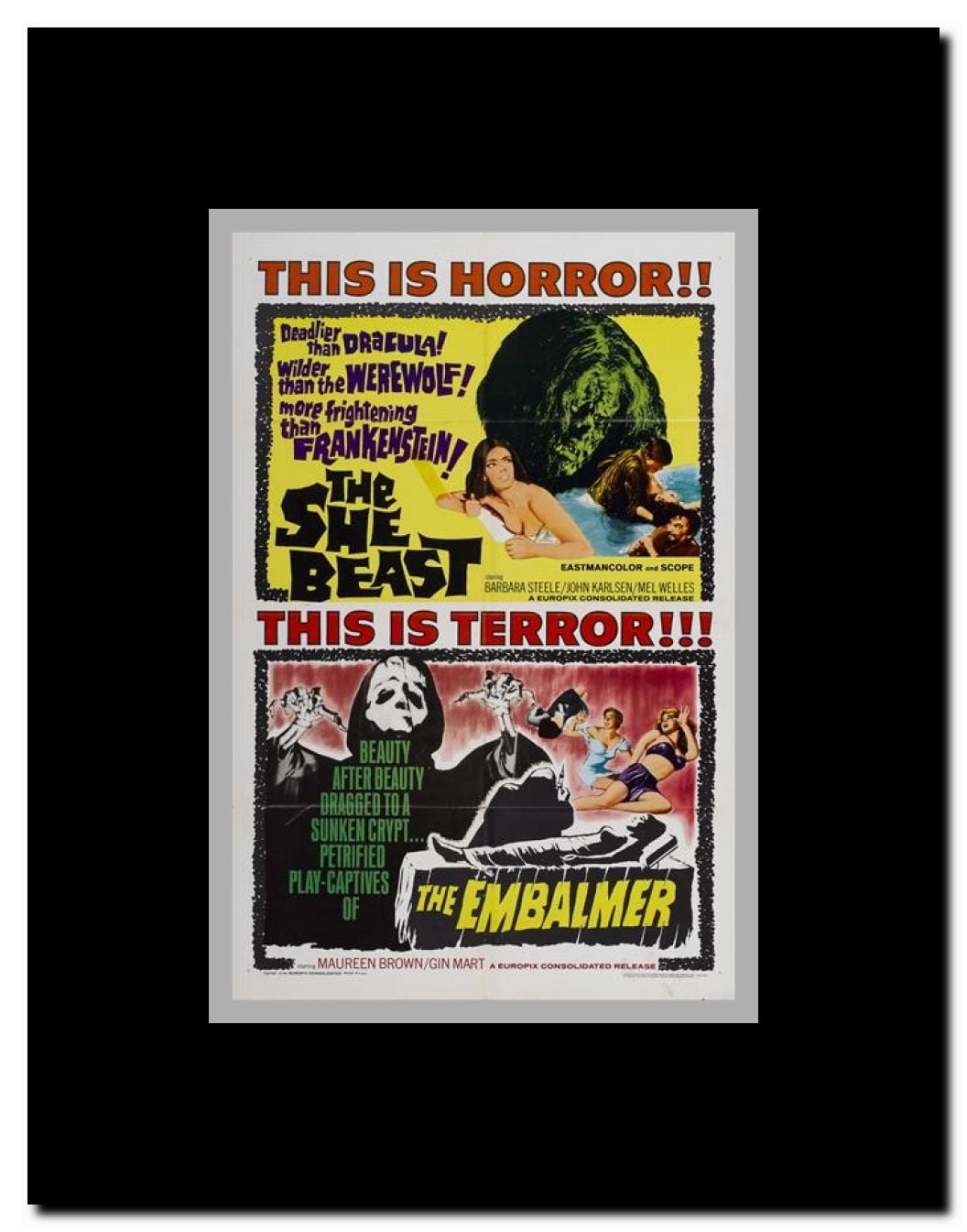 Revenge of the Blood Beast Framed Movie Poster