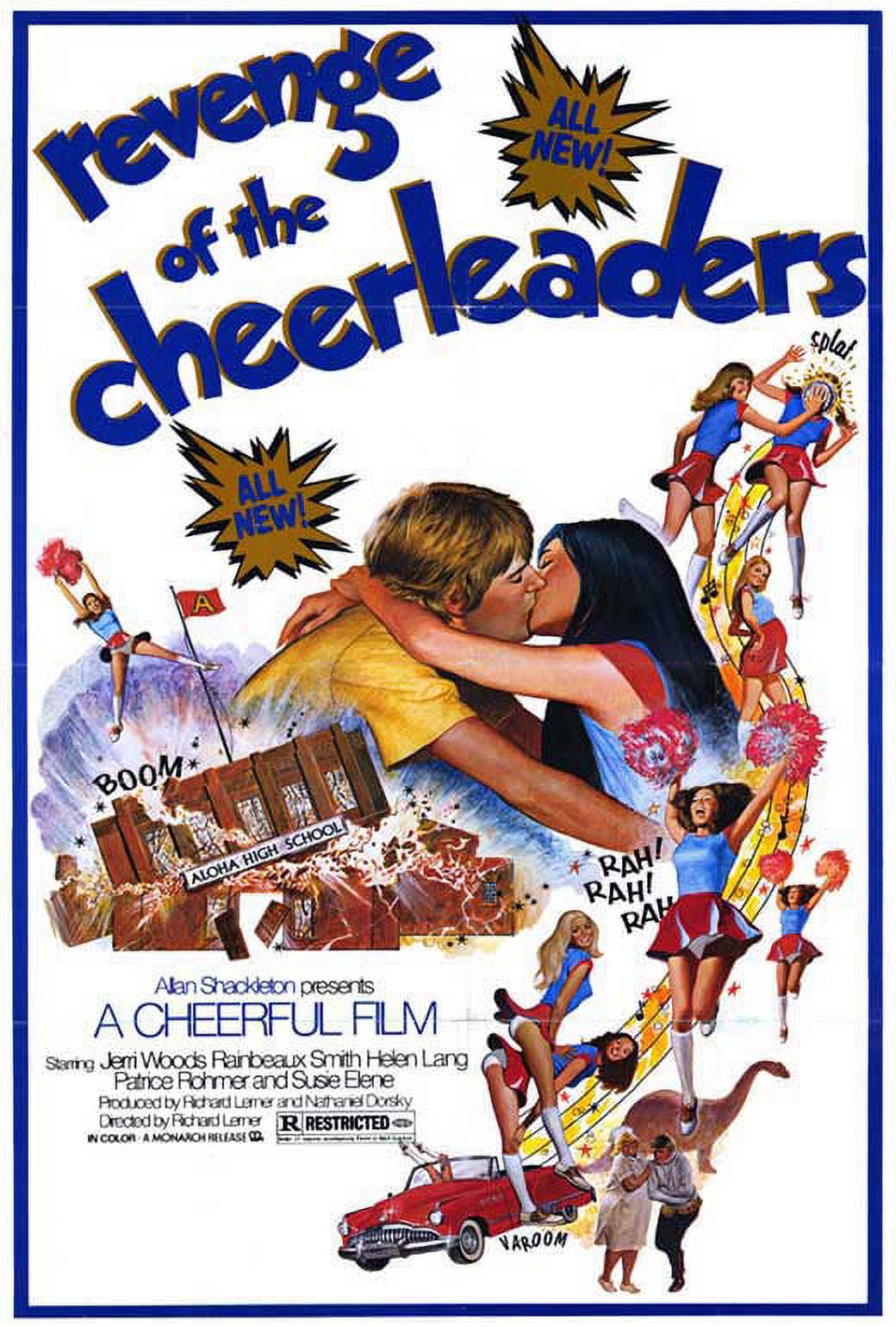 Revenge of the Cheerleaders - movie POSTER (Style A) (27" x 40") (1977 ...