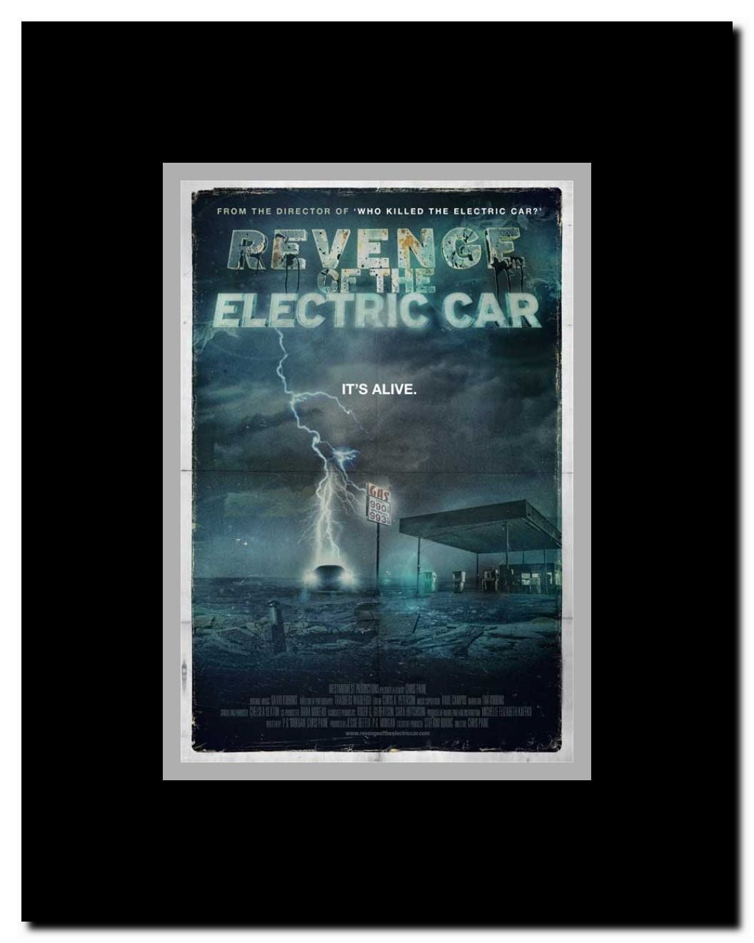 Revenge of the Electric Car Framed Movie Poster