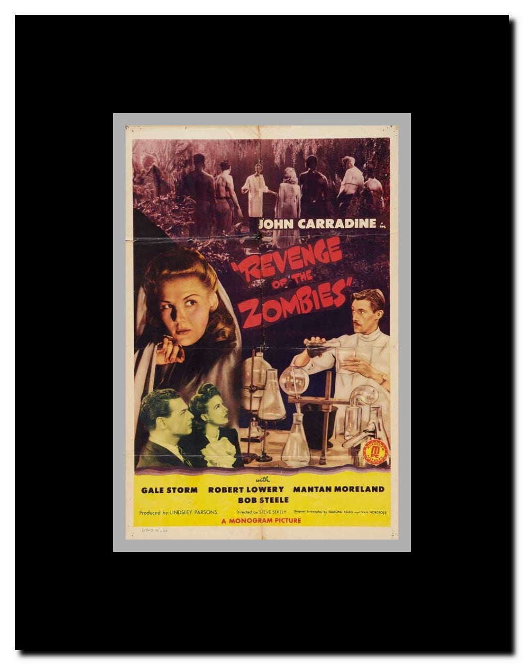 Revenge of the Zombies Framed Movie Poster