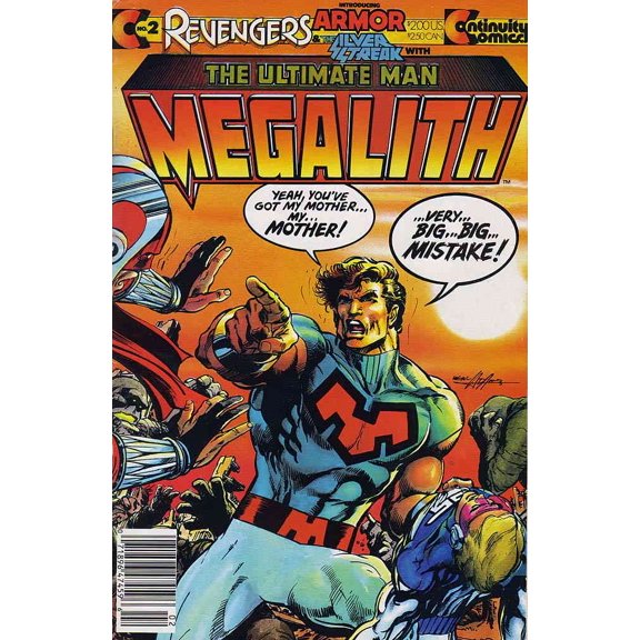 Revengers Featuring Megalith #2 (Newsstand) VF ; Continuity Comic Book