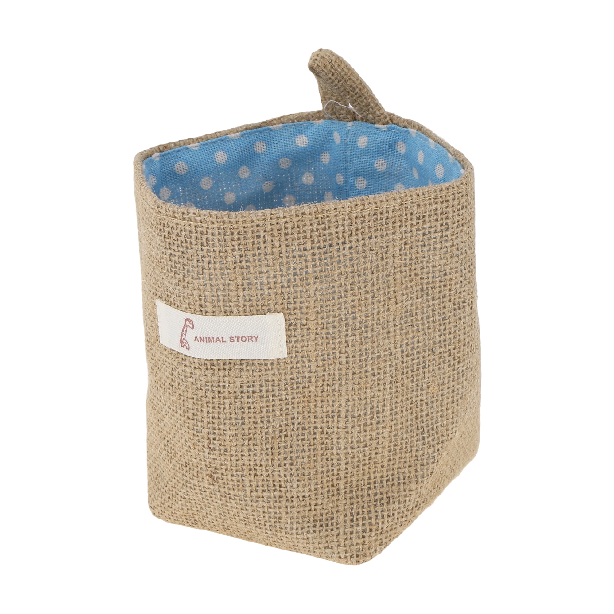Unique Bargains Simple Reusable Hanging Storage Bags 1 Pc Yellow Brown, Light Blue