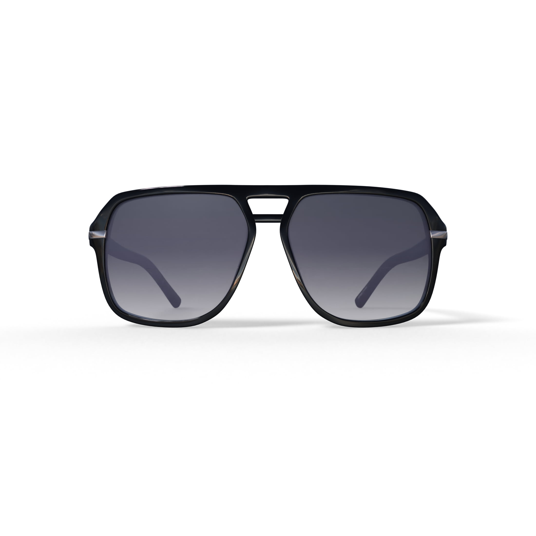Reverb Men's Navigator Prescription Fashion Sunglasses, RVMOS1002, Black, 60-14-150, with Case