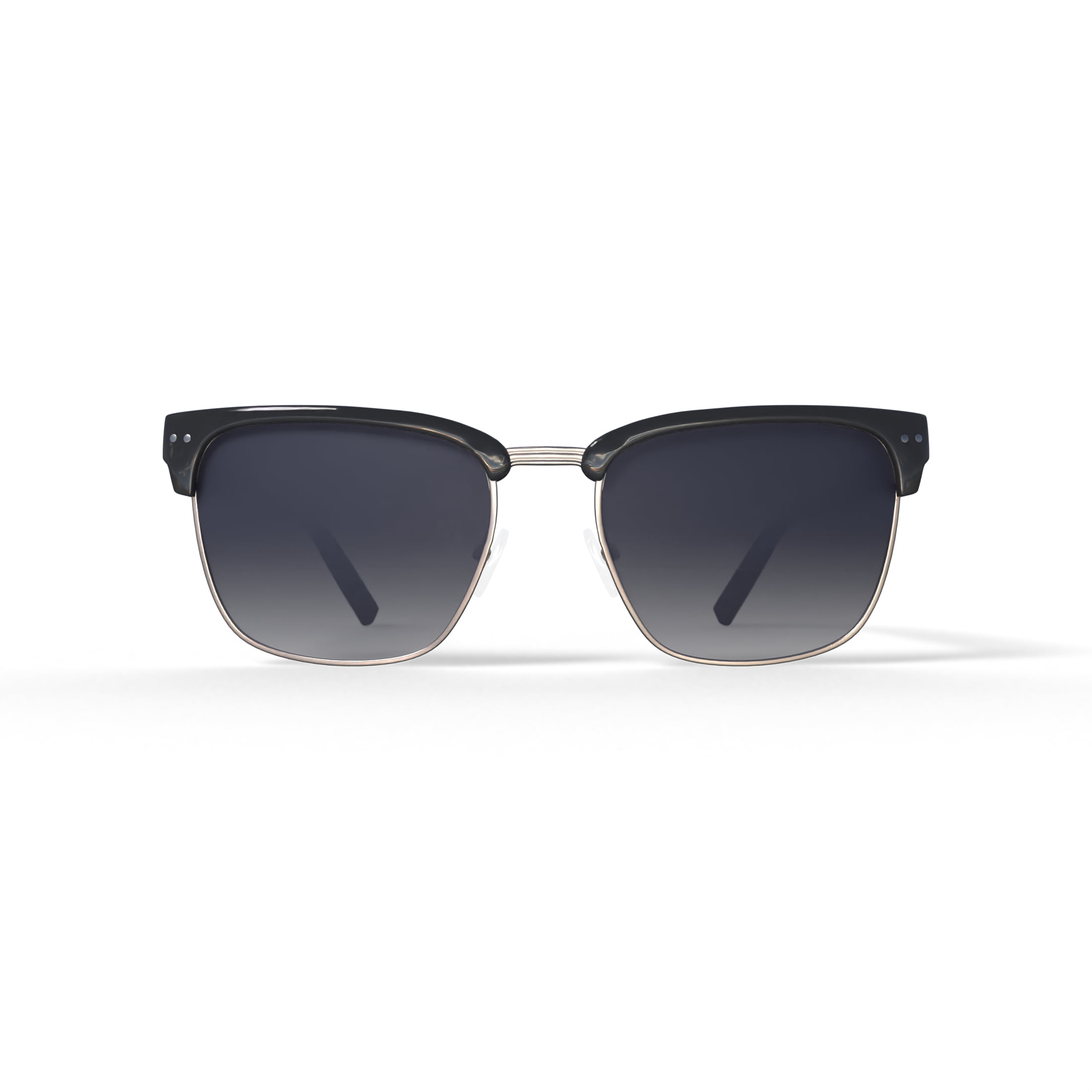 Reverb Men's Retro Rectangle Prescription Fashion Sunglasses