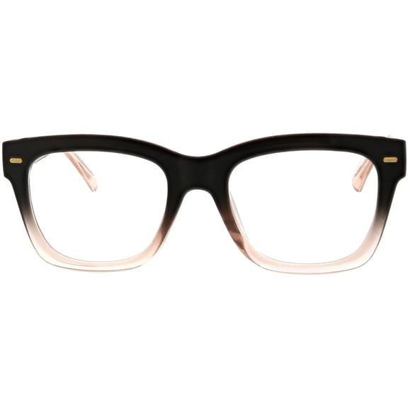 Reverb Women's Rectangular Reading Glasses, Black/Crystal, +3.00, 1 Pair