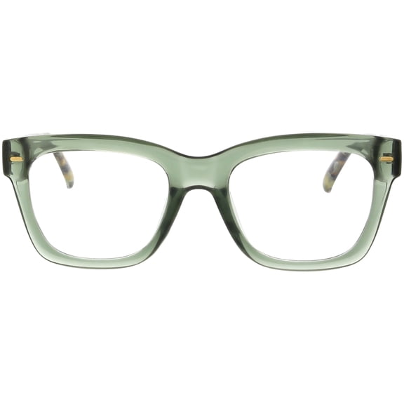 Reverb Women's Rectangular Reading Glasses, Green Demi, +1.50, 1 Pair