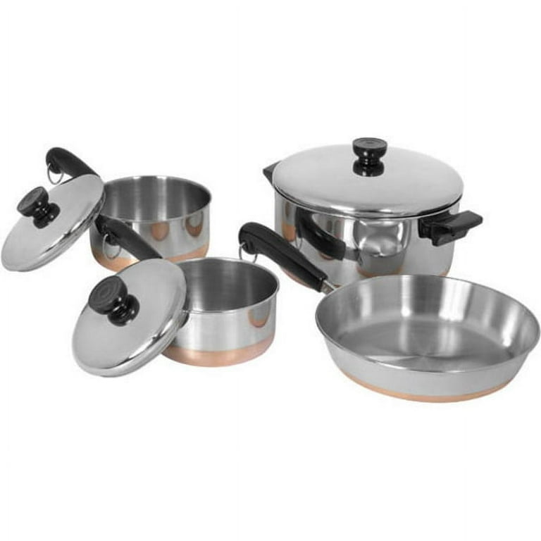 Revere Cookware World Kitchen Stainless Steel Copper-Clad Bottom 7