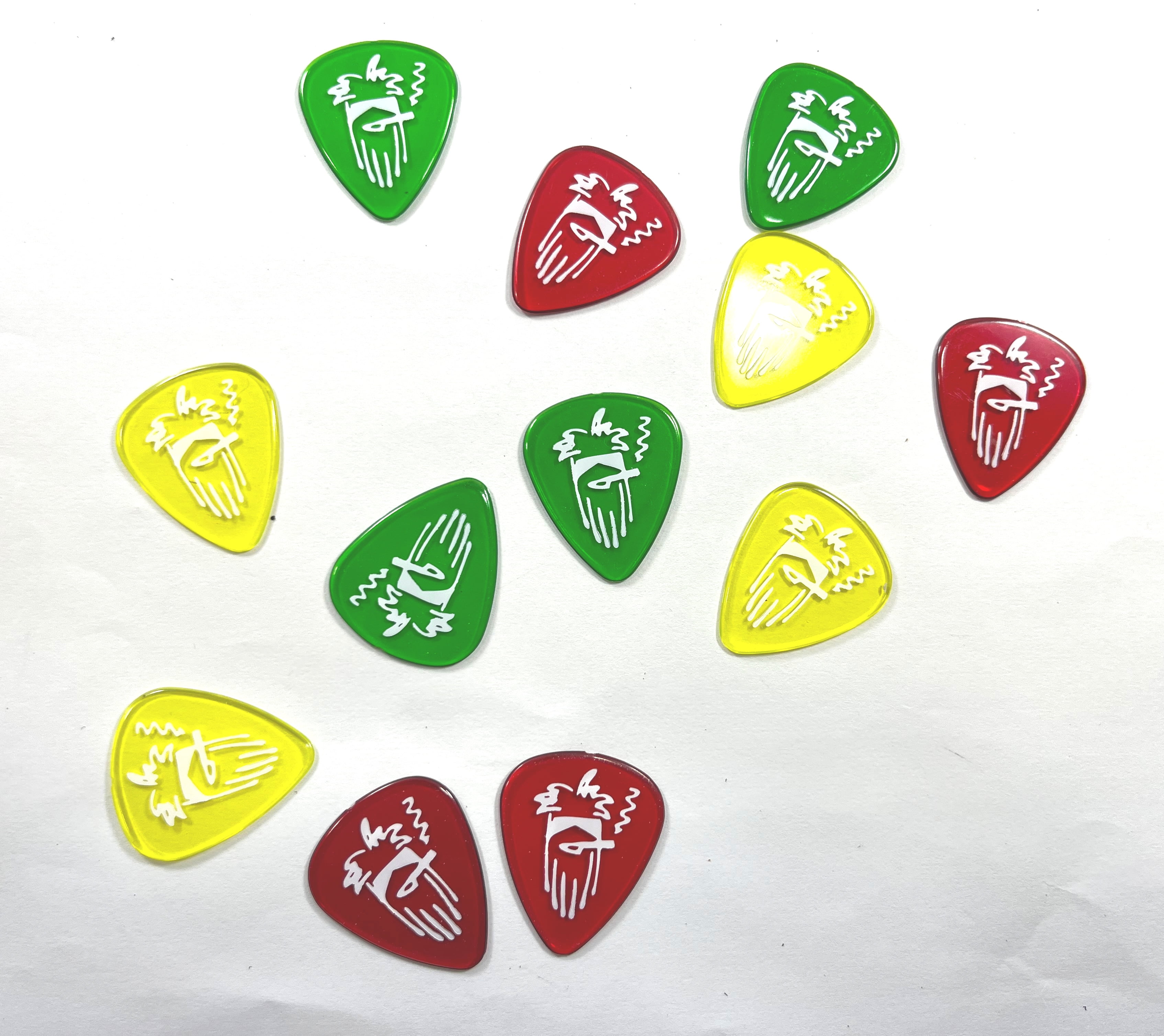 Reverend Willy's Guitar Picks Mexican Lottery 12-Picks Extra Heavy Billy Gibbons