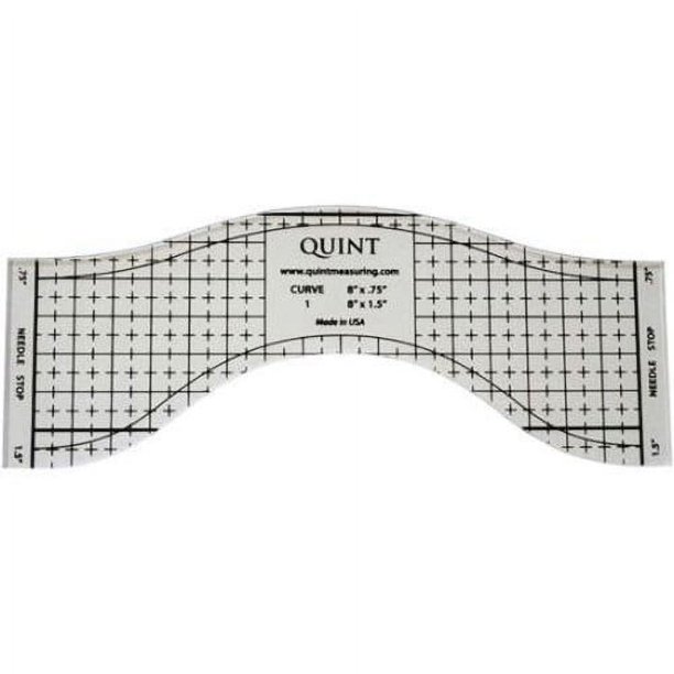 ReverseARuler Sewing and Quilting Longarm Template, 8.75" x 3.5