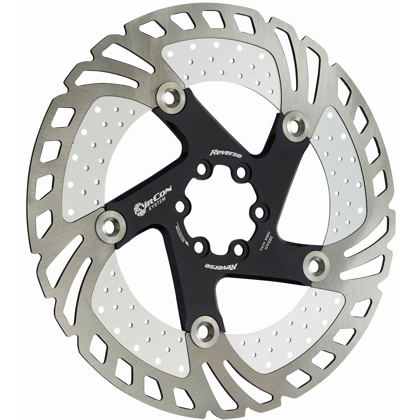 Disc Ac Rotor Reverse AirCon Disc Rotor, 203mm - Black - Walmart.com