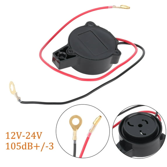 Reverse Back Up Warning Alarm Beeper Horn12V 105db, Car Truck Backup Reverse Beeper , for 12V 105 DB Universal Car Truck Backup Reverse Beeper Warning Alarm Vehicle Horn Heavy Equipment Black