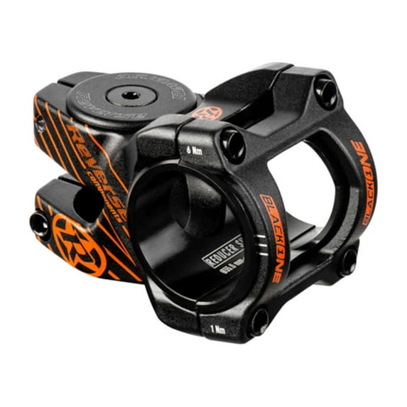 Reverse Black One D-2 Stem, (31.8/35.0) 35mm, Black/Orange