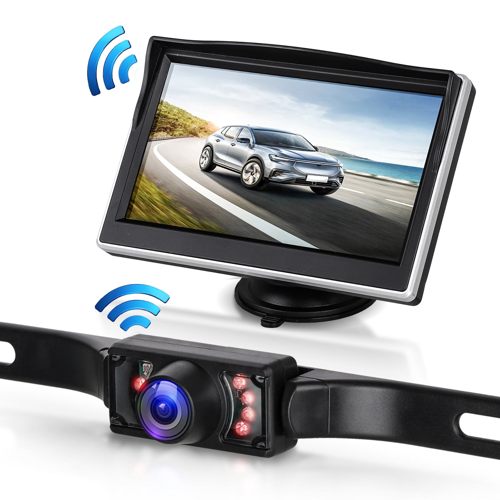 Reverse Camera Kit for Vehicle, 100% Waterproof with Plug and Play for ...