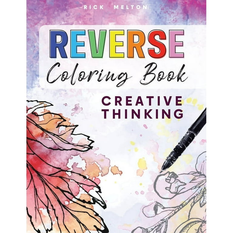 What is a reverse coloring book? People loved them in 2023